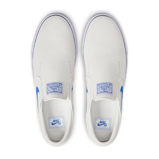 Слипоны Nike SB Janoski+ Slip FN5893-101 (summit white-hyper royal)