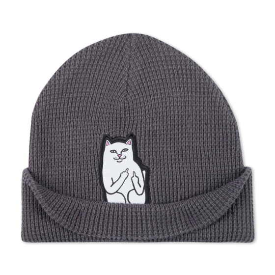 Шапка Ripndip Lord Nermal Waffle Knit Beanie RND10284 (black)