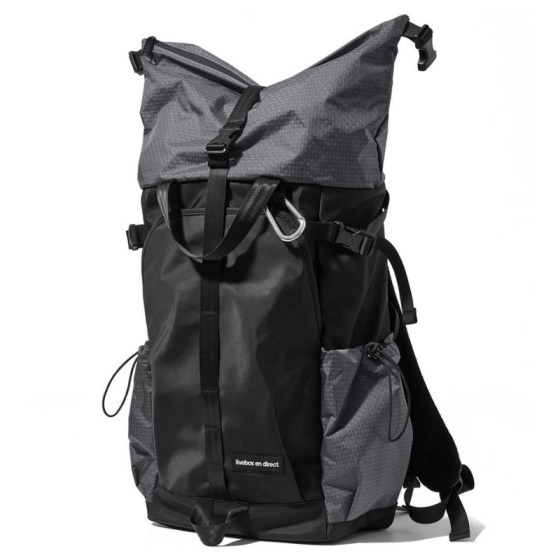Рюкзак Livebox En Direct Travel Rolltop B-602-B-1 (black-grey)