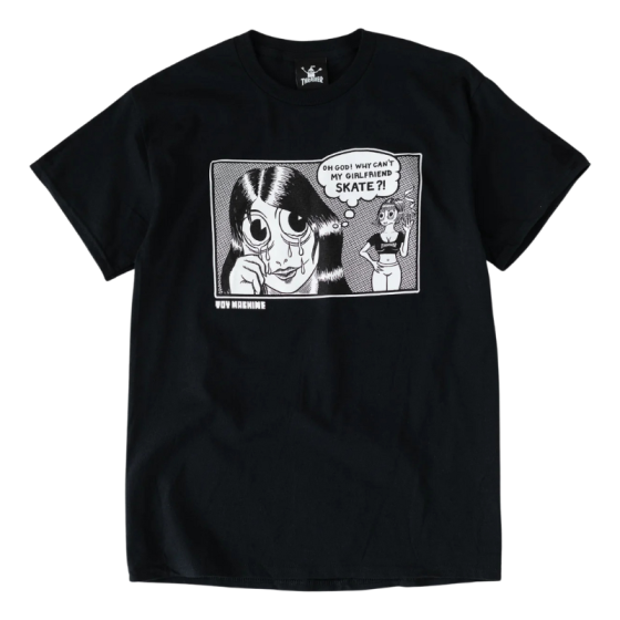 Футболка Thrasher X Toy Machine Girlfriend 311621-blk (black)