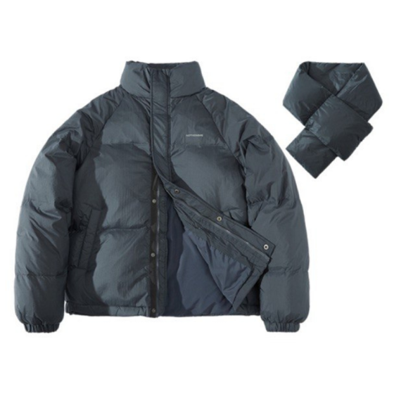 Пуховик Nothomme Scarf Teflon Puffer 20M022gry (grey)