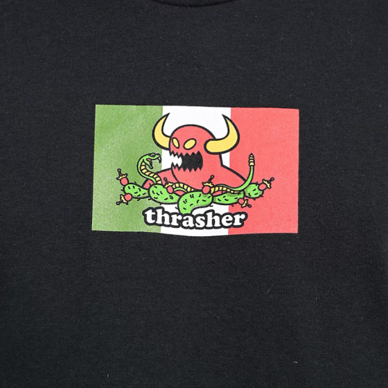 Футболка Thrasher X Toy Machine Hecho 311622-blk (black)