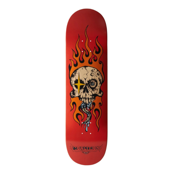 Дека Коалиция Skull In Flames coalition25-skull (red)