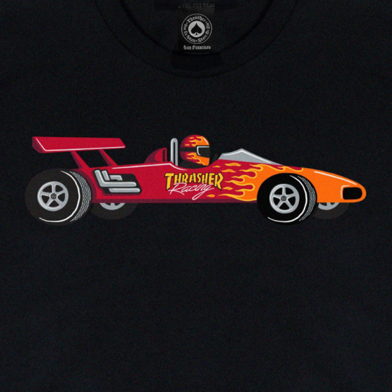 Футболка Thrasher Racecar 311608 (black)