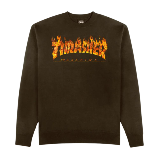 Толстовка Thrasher Inferno 312728 (dark chocolate)
