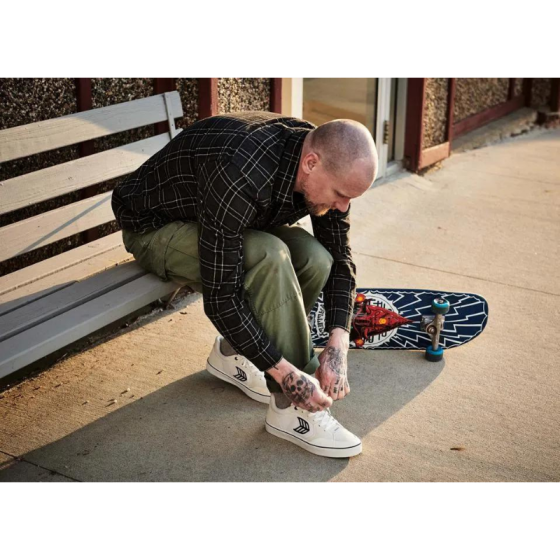 Кеды Cariuma The Vallely 421409W14 (vintage white)