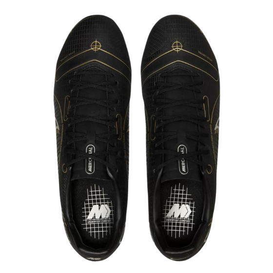 Футбольные Бутсы Nike Mercurial Vapor 14 Academy Fg/Mg DJ2869-007 (black-metallic gold)