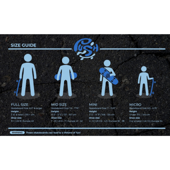 Скейтборд В Сборе Детский Push Squigley Fp Complete PUSH515021 (blue)