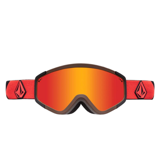 Маска Горнолыжная Volcom Attunga VG0823514 (orange-brown-red chrome)