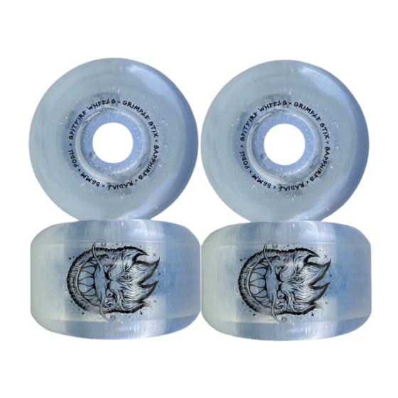 Колеса Spitfire Sapphire Spitfire X Grimple Grimple 90D 2161000458 (clear-silver glitter)