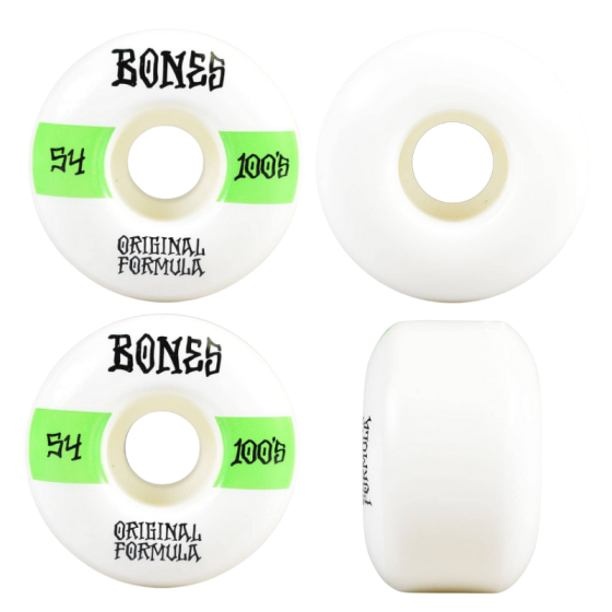 Колеса Bones 100'S V4 Wide WSBABCM540014A4 (white)