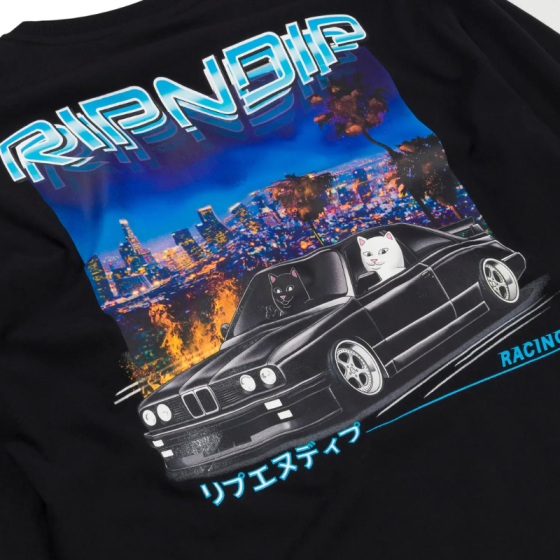 Лонгслив Ripndip Vroom Vroom Long Sleeve RNDFAL24143 (black)