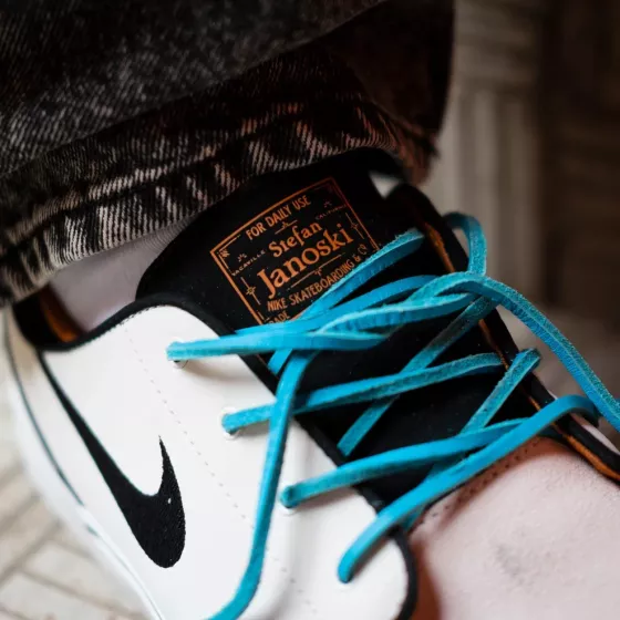 Кеды Nike SB Zoom Janoski Og+ FZ1234-001 (phantom-chlorine blue-black)