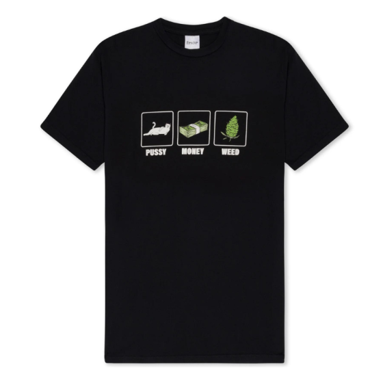 Футболка Ripndip Pussy Money Weed Tee RND3550 (black)