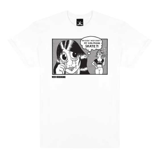 Футболка Thrasher X Toy Machine Girlfriend 311621-wht (white)