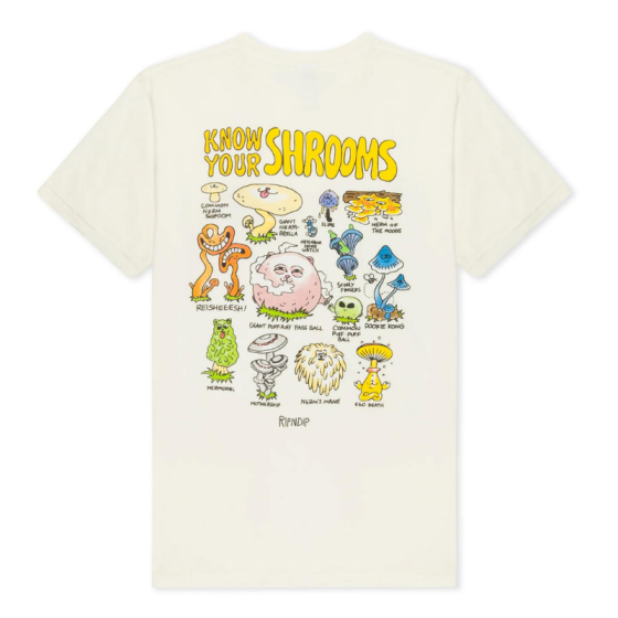 Футболка Ripndip Know Ur Shrooms Tee RND9953 (natural)