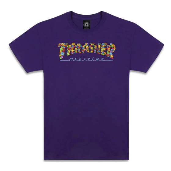 Футболка Thrasher Smile By Kevin "Spanky" Long 311630-prpl (purple)