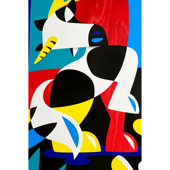 Скейтборд В Сборе Push Louie Barletta Guest Complete PUSH515001 (red-blue)