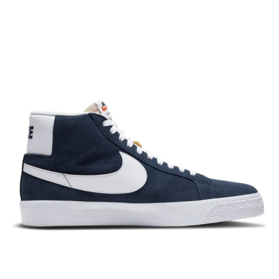 Кеды Nike SB Zoom Blazer Mid 864349-401 (navy-white)