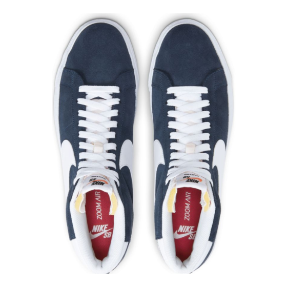 Кеды Nike SB Zoom Blazer Mid 864349-401 (navy-white)