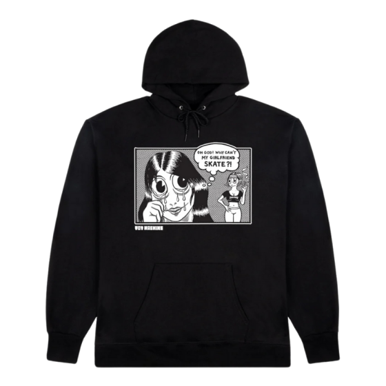 Худи Thrasher X Toy Machine Girlfriend 315041 (black)