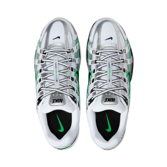 Кроссовки Nike P-6000 CD6404-104 (white-black-met silver)