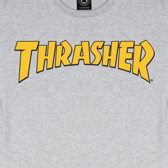 Футболка Thrasher Cover Logo 311603 (ash grey)