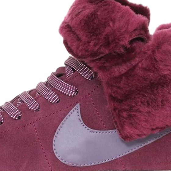 Кроссовки женские Nike Wmns Blazer High Roll LTHR 538254-600 (bordeaux-dk plum)