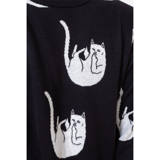 Свитер Ripndip Falling Nerm Knit Sweater RND10199 (black)