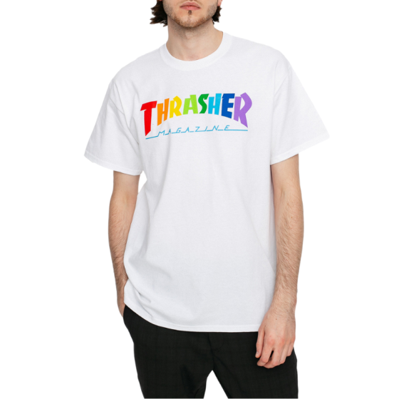 Футболка Thrasher Rainbow Mag 311520 (white)