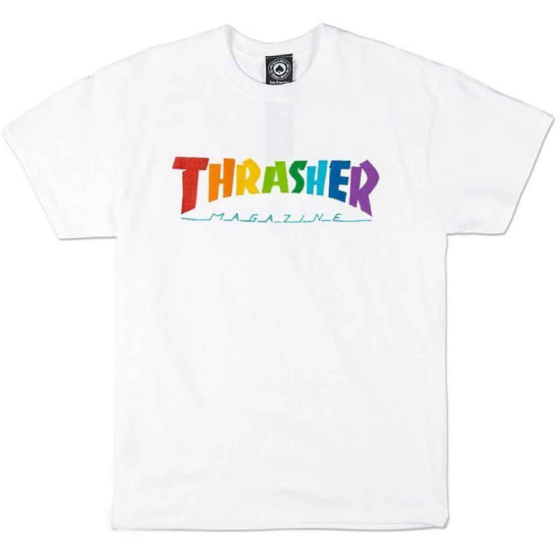 Футболка Thrasher Rainbow Mag 311520 (white)