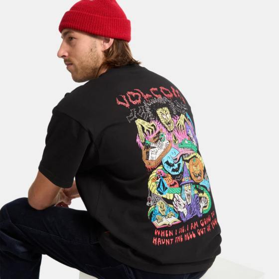 Футболка Volcom Fa JJ Villard SST A5232553- (black)