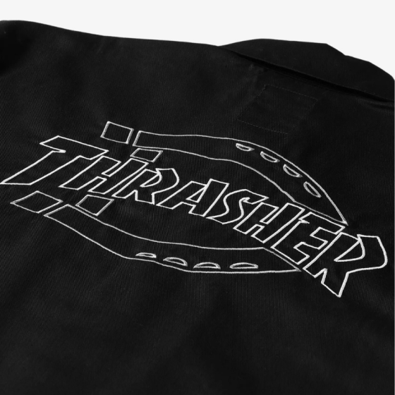 Рубашка Dickies X Thrasher Work Shirt DK0A88HTBLK1 (black)