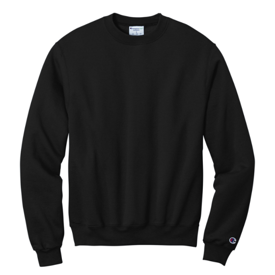 Толстовка Champion Powerblend Crewneck Sweatshirt s600-blk (black)
