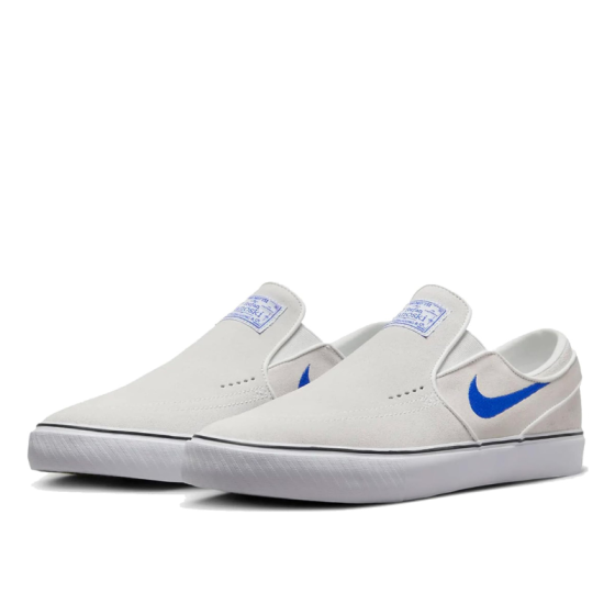 Слипоны Nike SB Janoski+ Slip FN5893-101 (summit white-hyper royal)