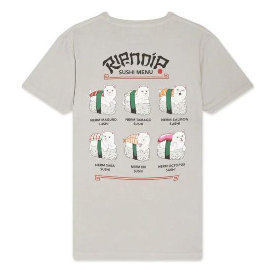 Футболка Ripndip Sushi Nerm Tee RND10229 (grey)