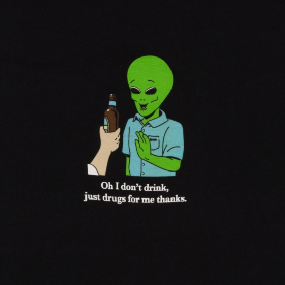Футболка Ripndip I Don'T Drink Tee RND10091 (black)