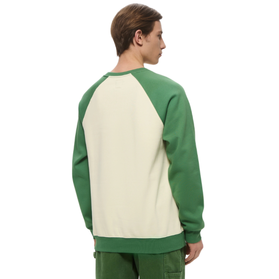 Толстовка Vans Core Basic Raglan Crew VN000HNVE4T (fairway-lemon icing)