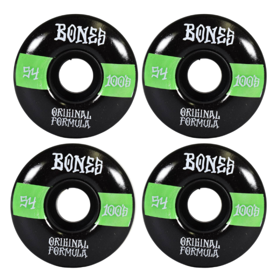 Колеса Bones 100'S V4 Wide WSBABCM540014X4 (black)