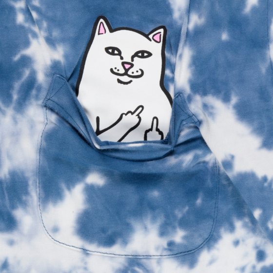 Футболка Ripndip Lord Nermal Pocket Tee RNDFAL24174 (slate lightning wash)