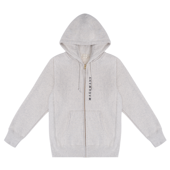 Худи На Молнии Magamaev Script Zipper maga24-scripthd-lhgry (light heather grey)