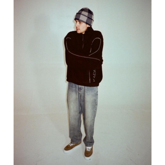 Толстовка Magamaev Turbofleece Halfzip maga24-turbohz-blk (black)