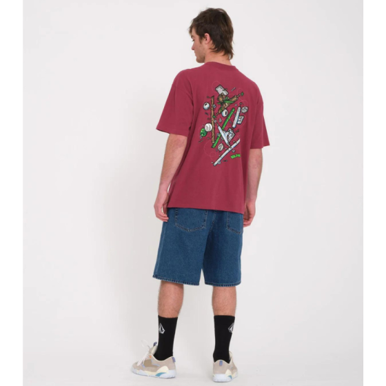 Футболка Volcom Fa Todd Bratrud Lse Sst 1 A5212306PLM (plum)