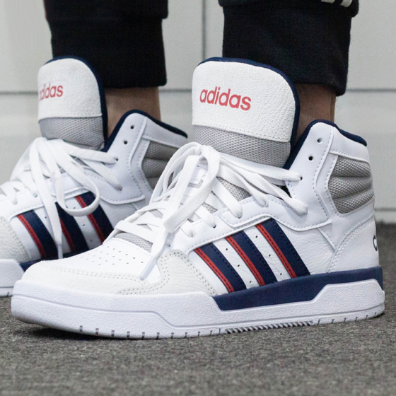 Кроссовки Adidas Neo Entrap Mid FY6621 (white-navy-vivid red)