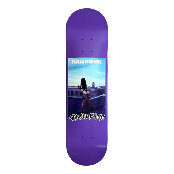Дека Pacific Золотое Время pac25-deckzol (фиолетовый)