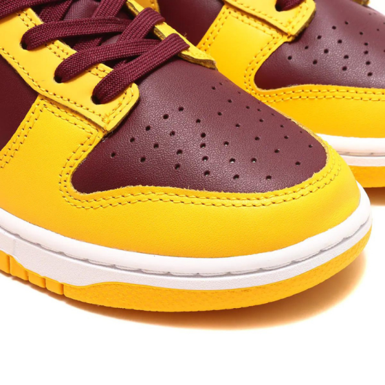 Кроссовки Nike Dunk Low DD1391-702 (yellow-bordeaux)