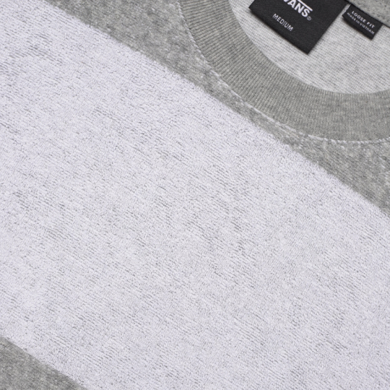 Футболка Vans Bergman Stripe VN000KUE02F1 (cement heather)