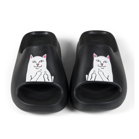 Тапочки Ripndip Lord Nermal Cloud Slide RNDNERMCSP (black)