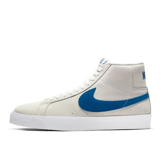 Кеды Nike SB Zoom Blazer Mid 864349-104 (white-team royal)