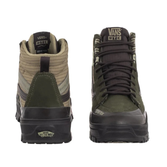 Зимние Кеды Vans MTE Sk8-Hi Gore-Tex Insulated VN000DARF871 (dark green-dark brown)